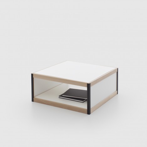 Witte zwart salontafel Witte zwart salontafel