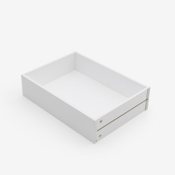 Tiroir en MDF blanc