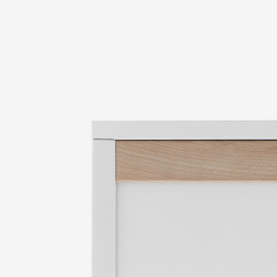 White upper shelf