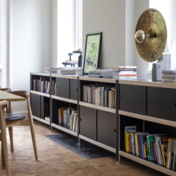 Sideboard in black MDF for...