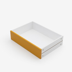 Yellow MDF drawer