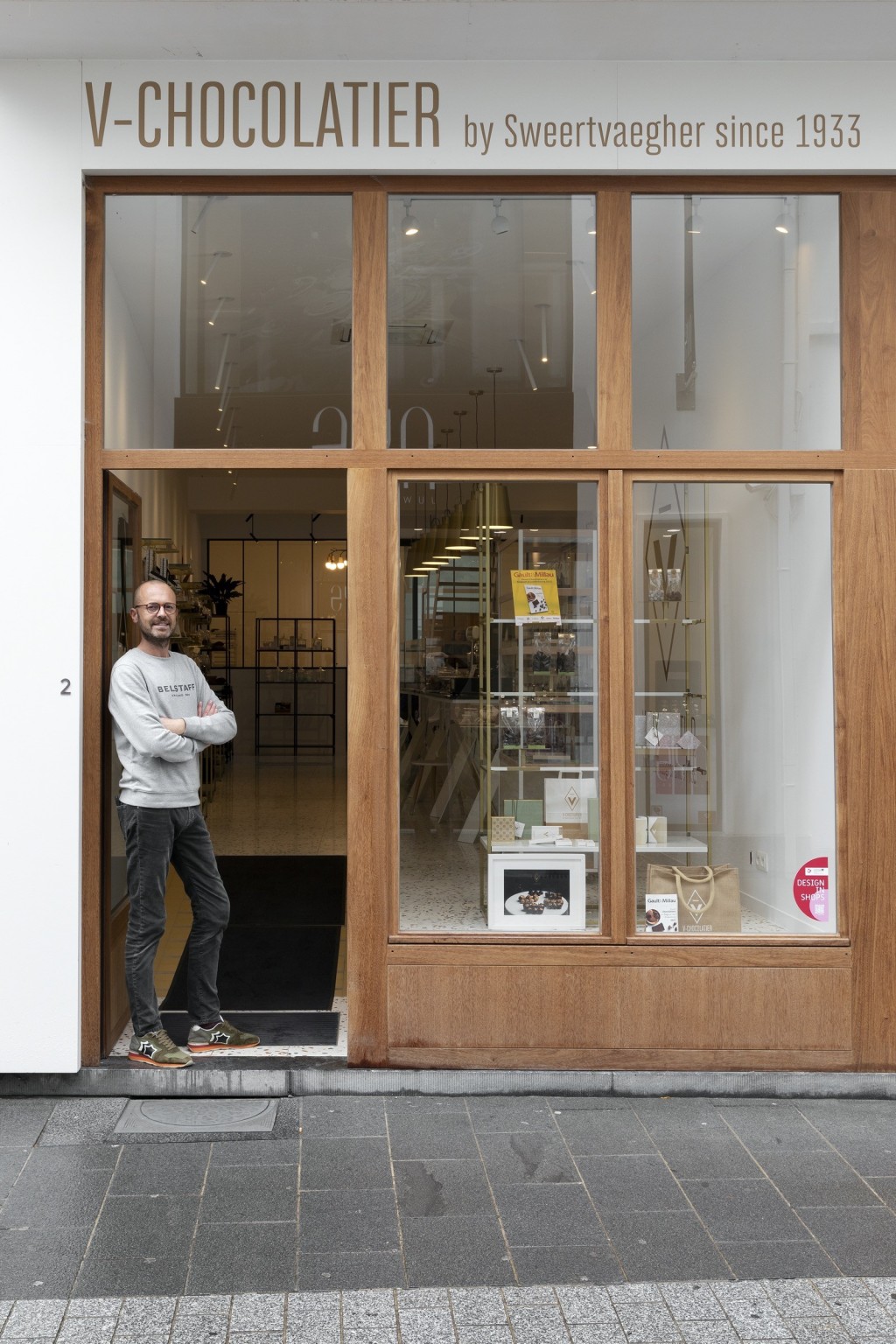 Vitrines op wielen voor winkelbalies