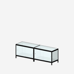 [1B24M/W] MIST 1B24M (58x160x42 cm) (Dos MDF blanc)