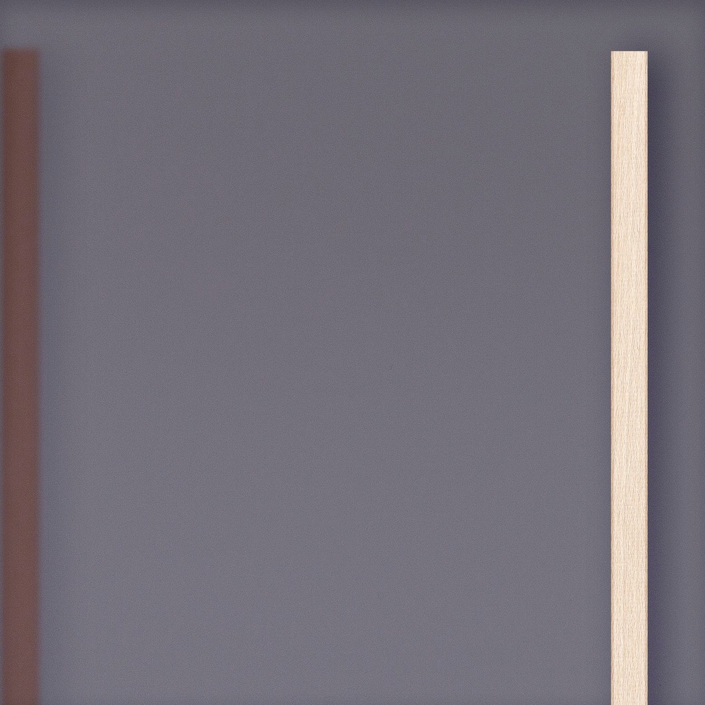 [K8-I[9T21]] Large door Antraciet Translucent Acrylic (98 cm, 80 cm, 1 (inside door), Wooden slats)