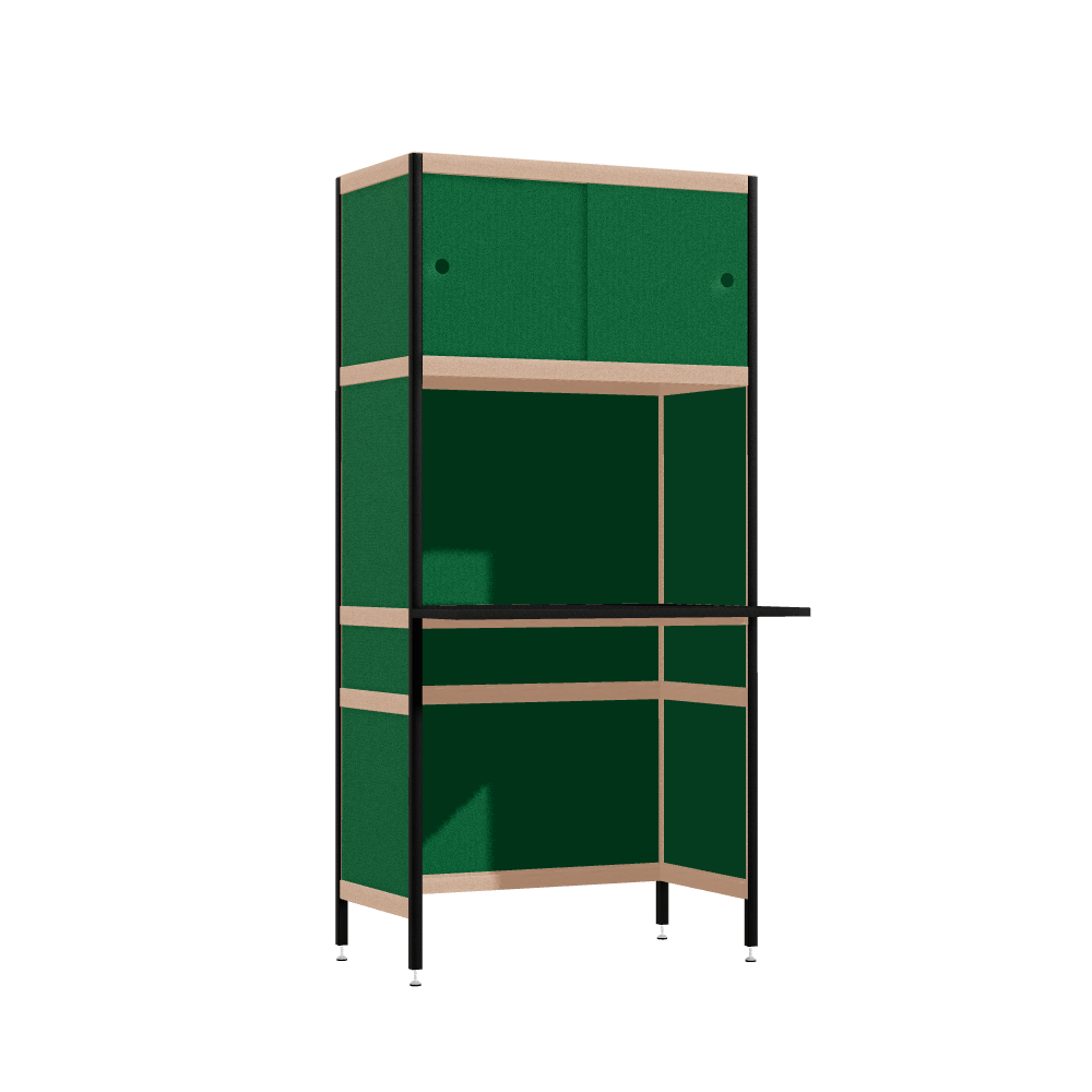 [400583518] Bureau débordant (165.5x80x63.6 cm)