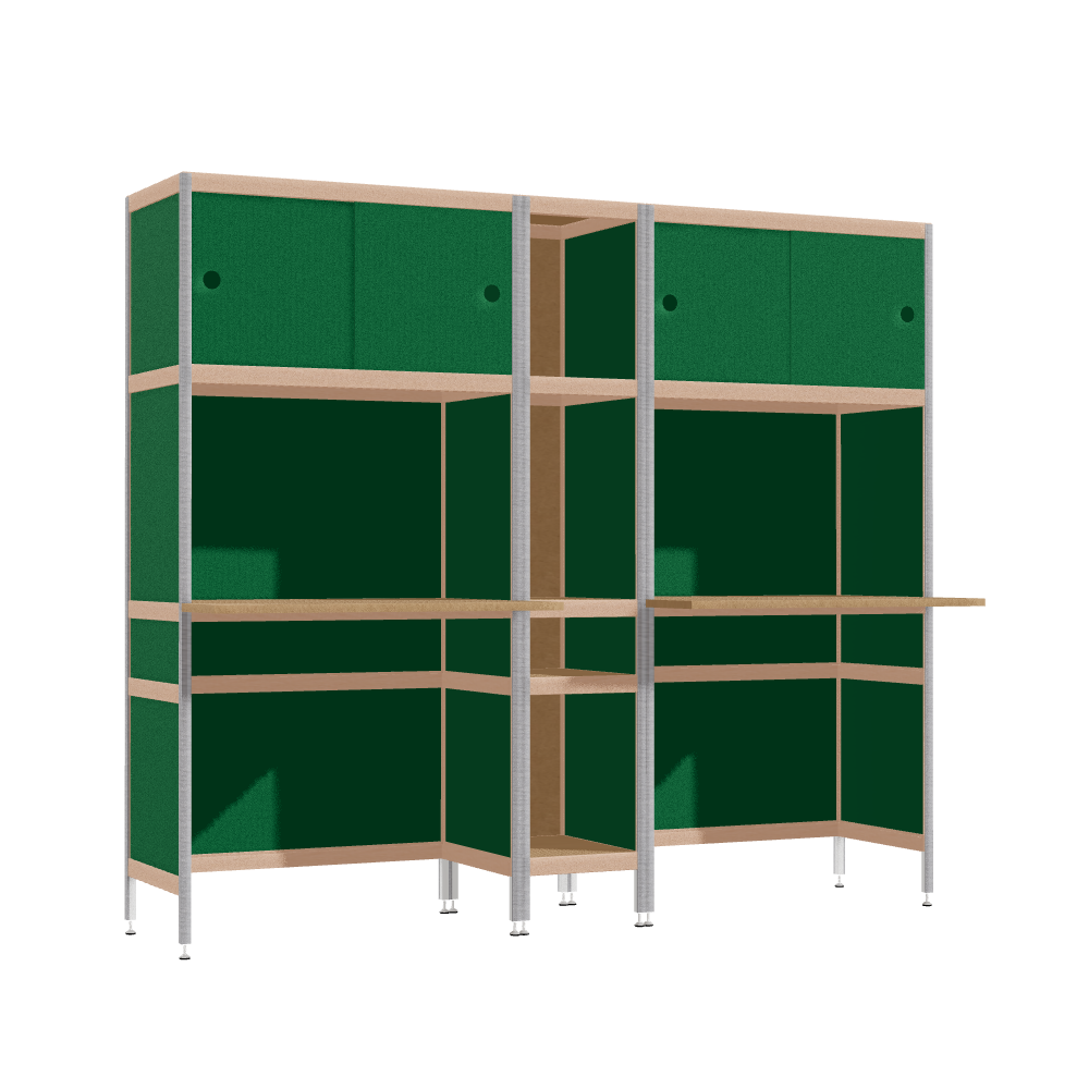 [f183742] Meubels (165.5x192x63.6 cm)