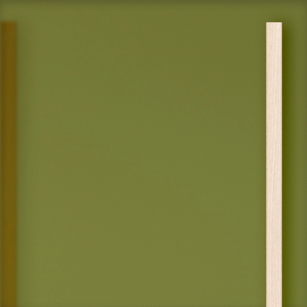 [K8-I[6T9A]] Large door Olive Translucent Acrylic (98 cm, 80 cm, 1 (inside door), Wooden slats)