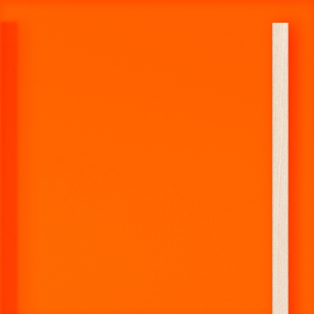 [K8-I[3T17]] Large door Mandarin Translucent Acrylic (98 cm, 80 cm, 1 (inside door), Wooden slats)