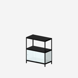 [2B12B/W] MIST 2B12B (99x80x42 cm) (Dos MDF blanc)