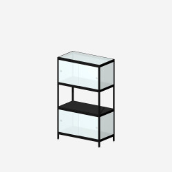 [3B14M/W] MIST 3B14M (140x80x42 cm) (Dos MDF blanc)