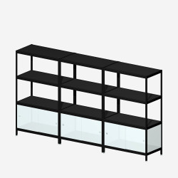 [3B32B/W] MIST 3B32B (140x240x42 cm) (White melamine MDF)
