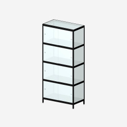[4B15M/W] MIST 4B15M (181x80x42 cm) (Dos MDF blanc)