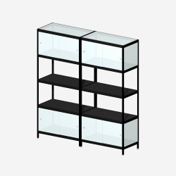 [4B24M/W] MIST 4B24M (181x160x42 cm) (Dos MDF blanc)
