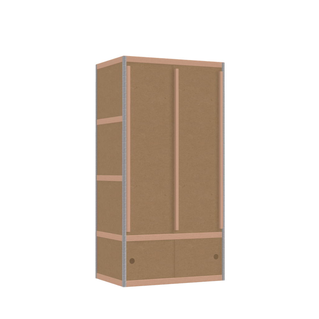 [400388060] Kleerkast (158x80x52 cm)