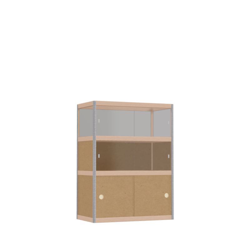 [400195028] Display cabinet (107x80x42 cm)