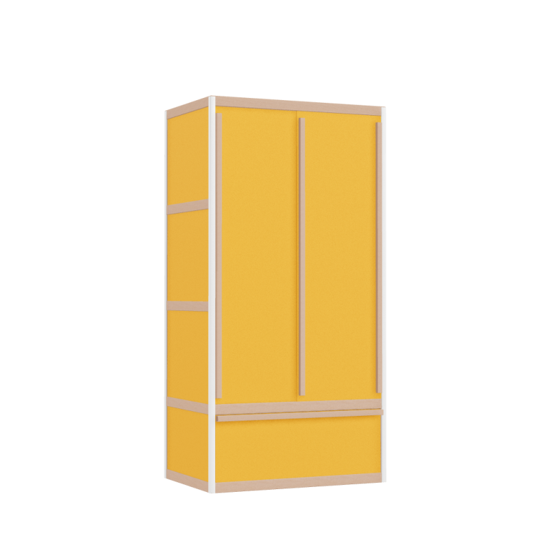 [400212228] Kleerkast (158x80x52 cm)