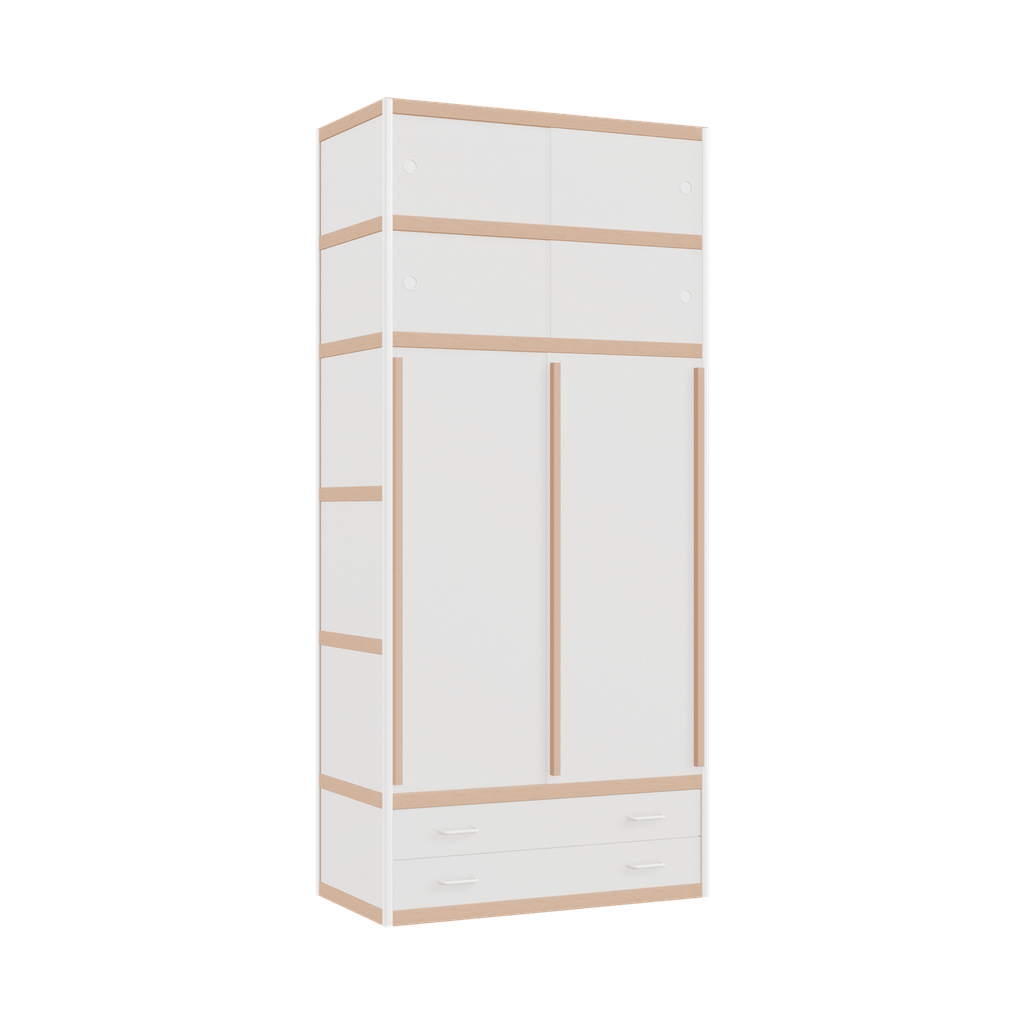 [400242163] Kleerkast (220x100x52 cm)