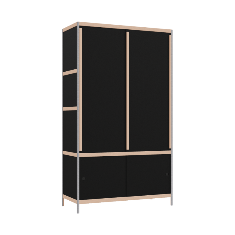 [400274342] Kleerkast (208x120x52 cm)