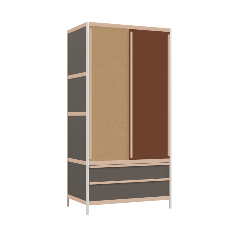 [400282528] Wardrobe (198x100x62 cm)