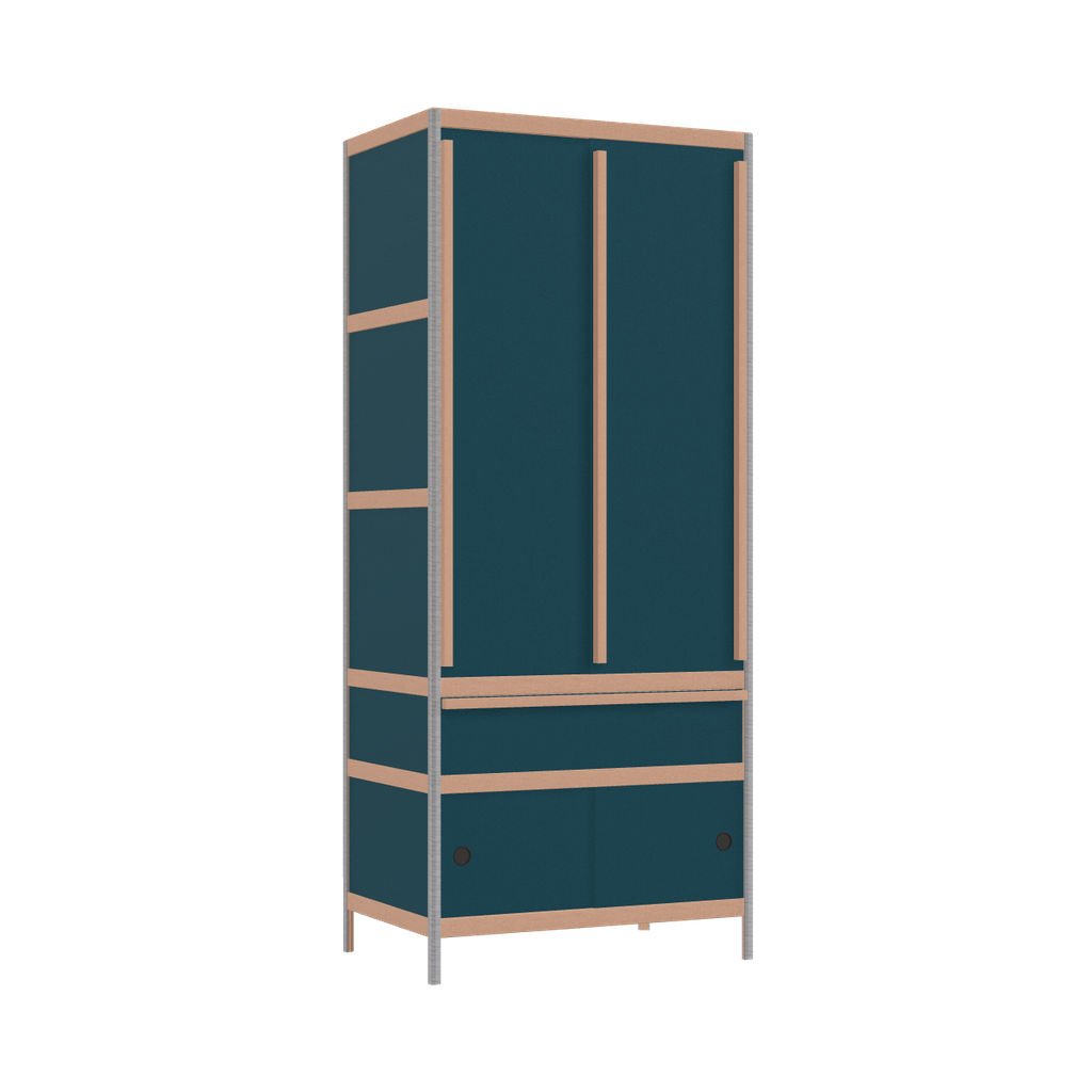 [400301172] Kleerkast (189x80x52 cm)