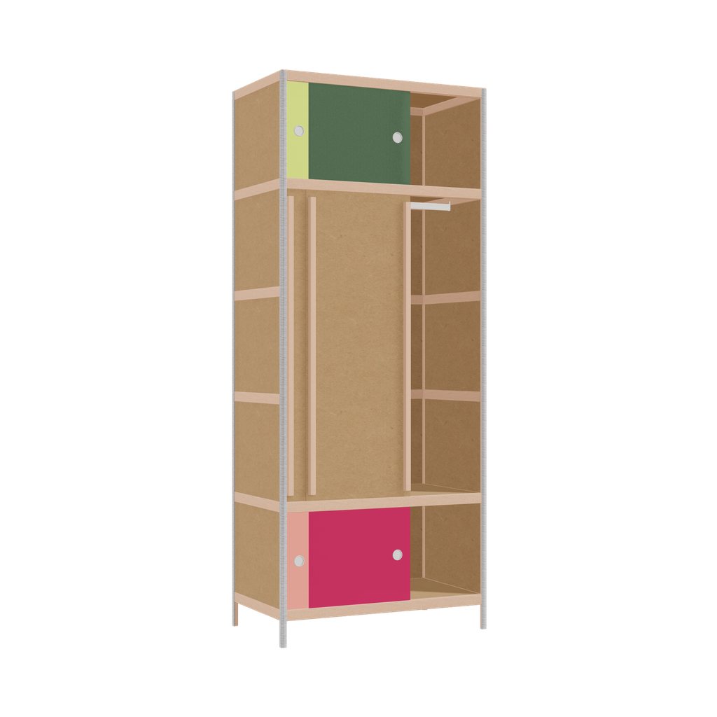 [400232583] Kleerkast (219x90x52 cm)