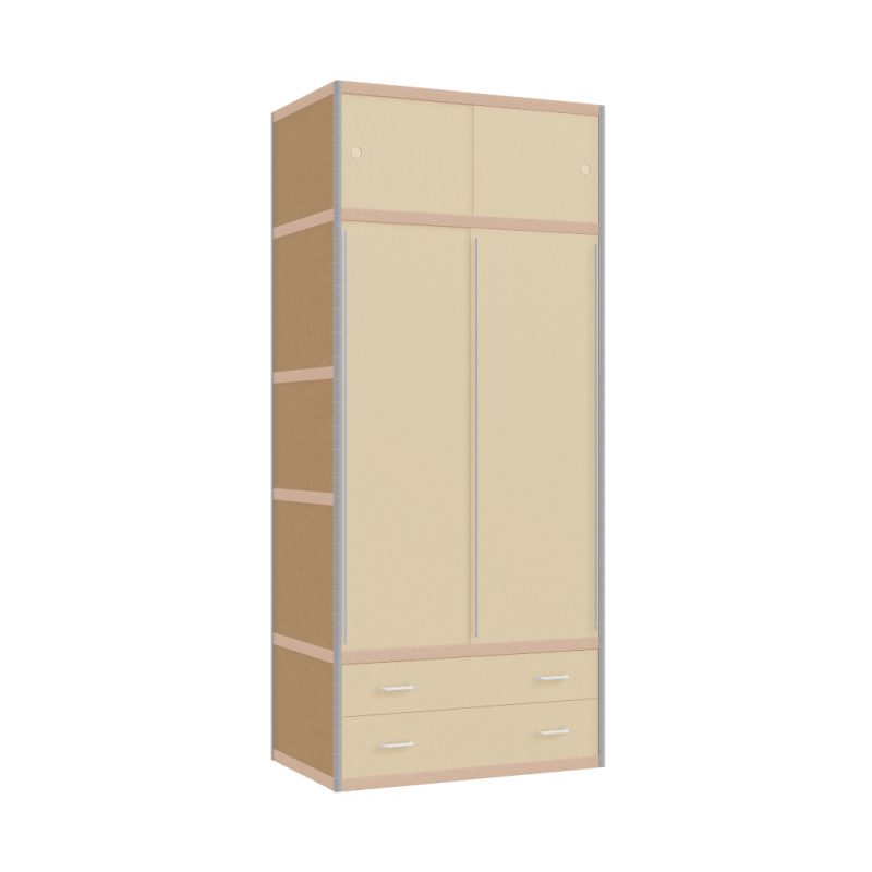 [400291716] Kleerkast (229x100x62 cm)