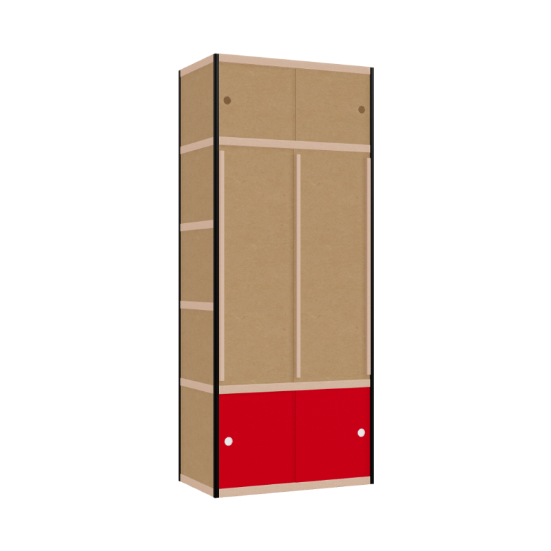 [400297645] Kleerkast (219x90x52 cm)