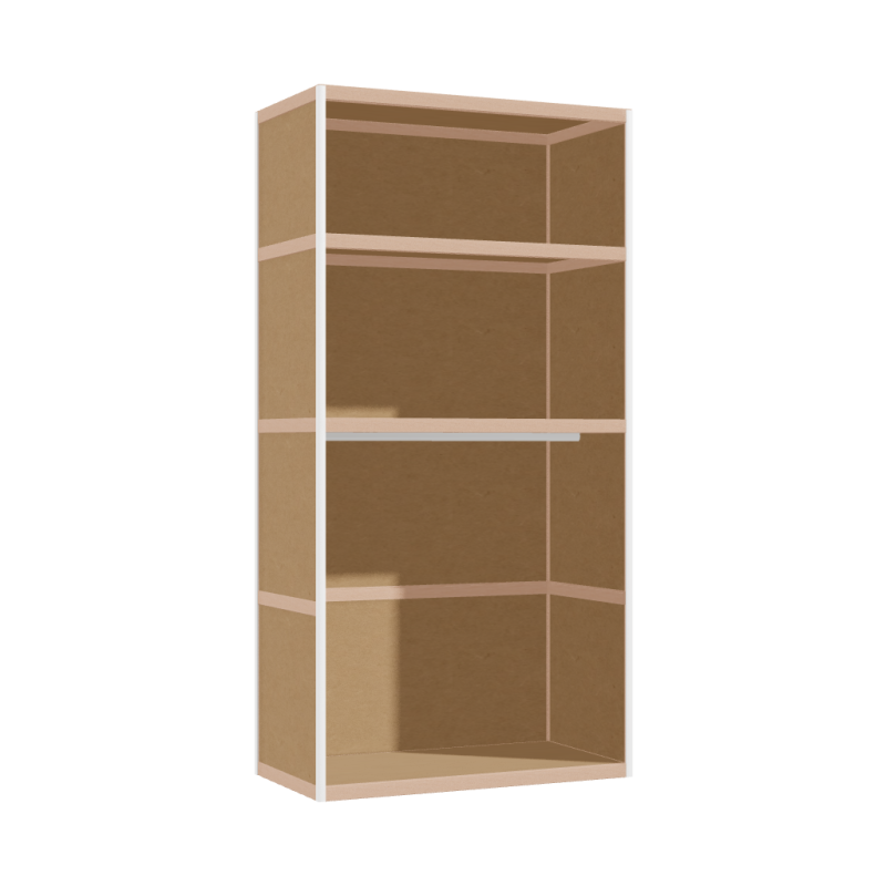 [400116161] Kleerkast (198x100x52 cm)