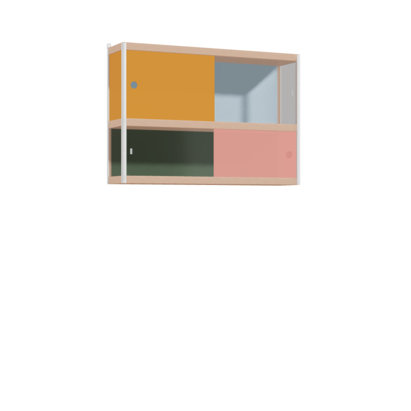 [400221649] Meuble suspendu (76x110x25 cm)