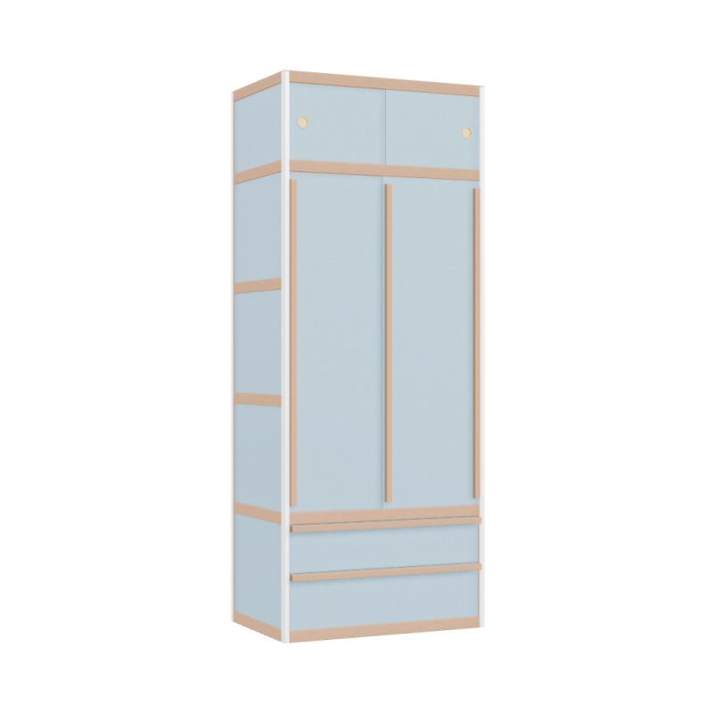 [400236014] Kleerkast (199x80x52 cm)