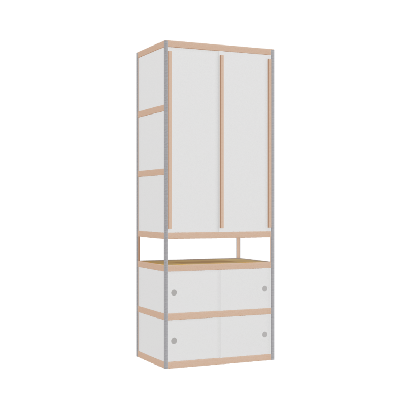 [400259344] Wardrobe (210x80x52 cm)