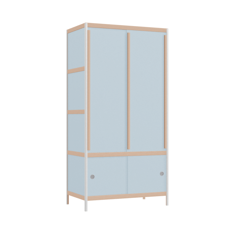 [400262412] Kleerkast (178x90x52 cm)
