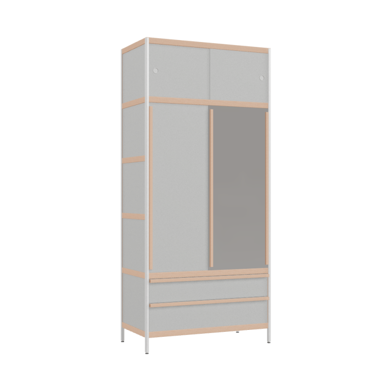 [400304991] Kleerkast (220x100x52 cm)