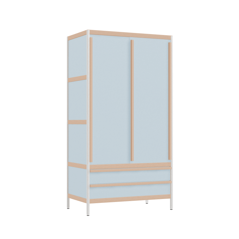 [400296971] Kleerkast (169x90x52 cm)