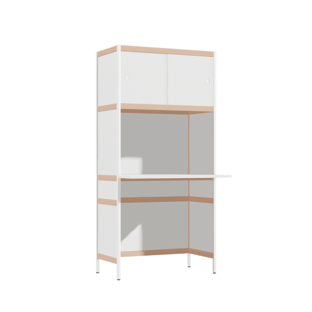 [400478297] Bureau débordant (165.5x80x63.6 cm)