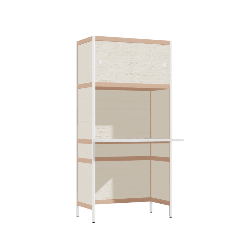 [400481281] Overhangend bureau (165.5x80x63.6 cm)