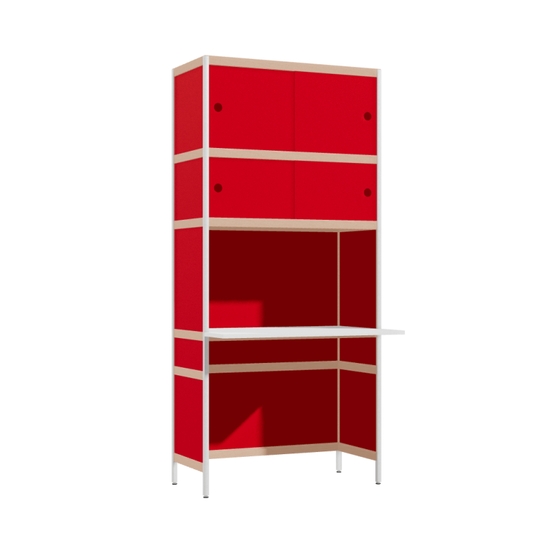 [400481297] Bureau débordant (196.5x90x63.6 cm)