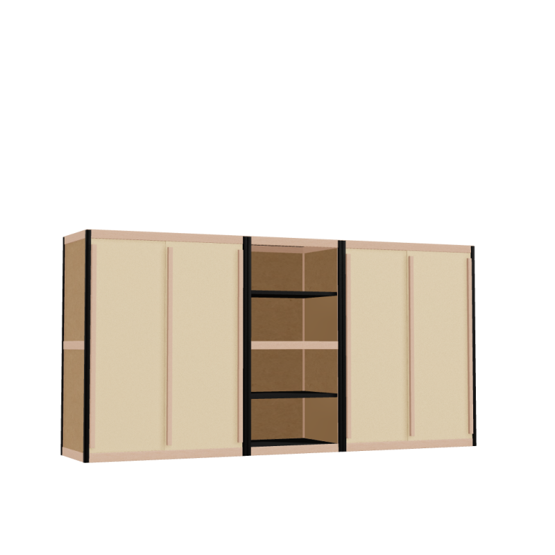 [f81335] Furniture (106x212x42 cm)
