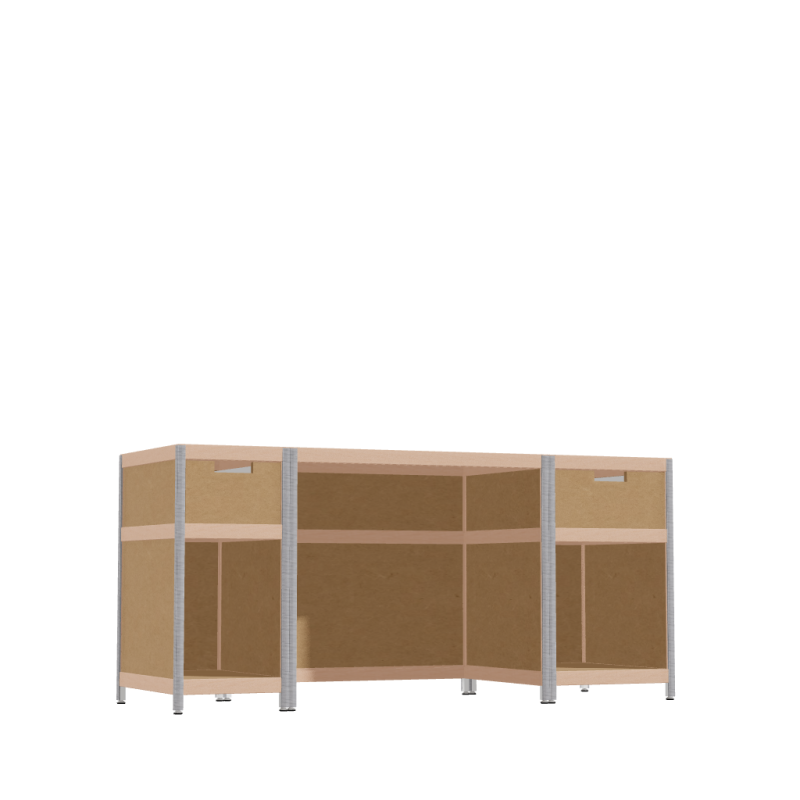 [f113239] Meubels (71x154x52 cm)