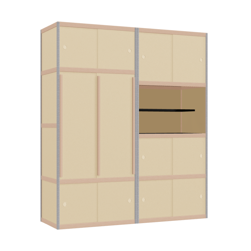 [f77218] Furniture (188x160x52 cm)