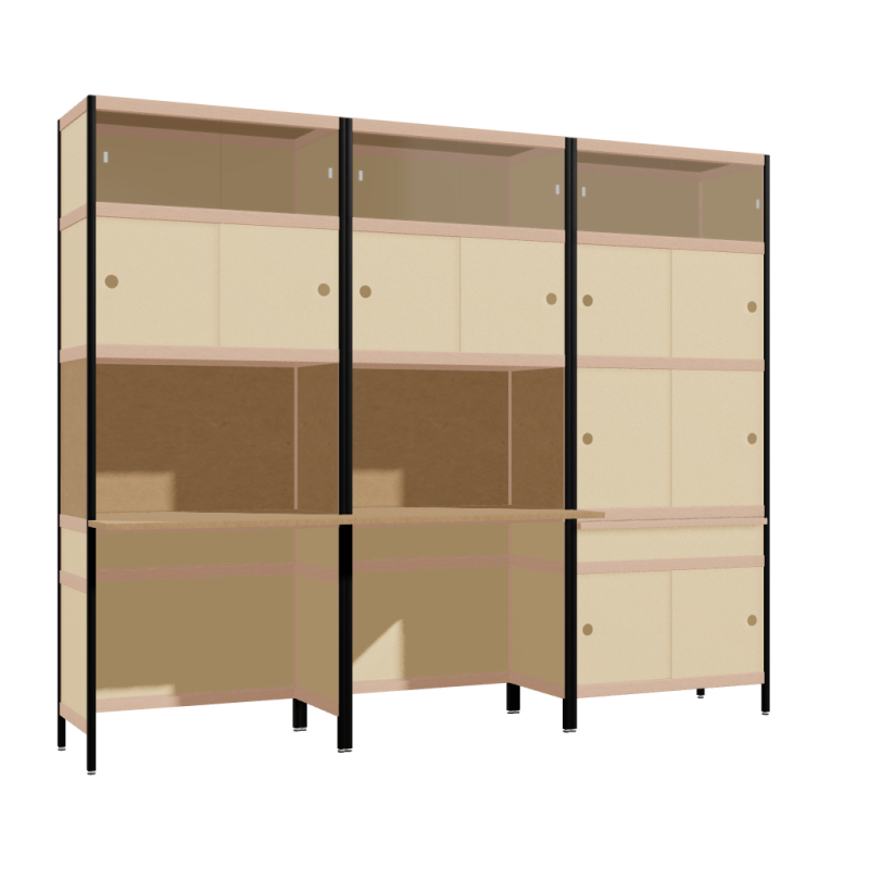 [f145673] Meubles (196.5x240x63.6 cm)