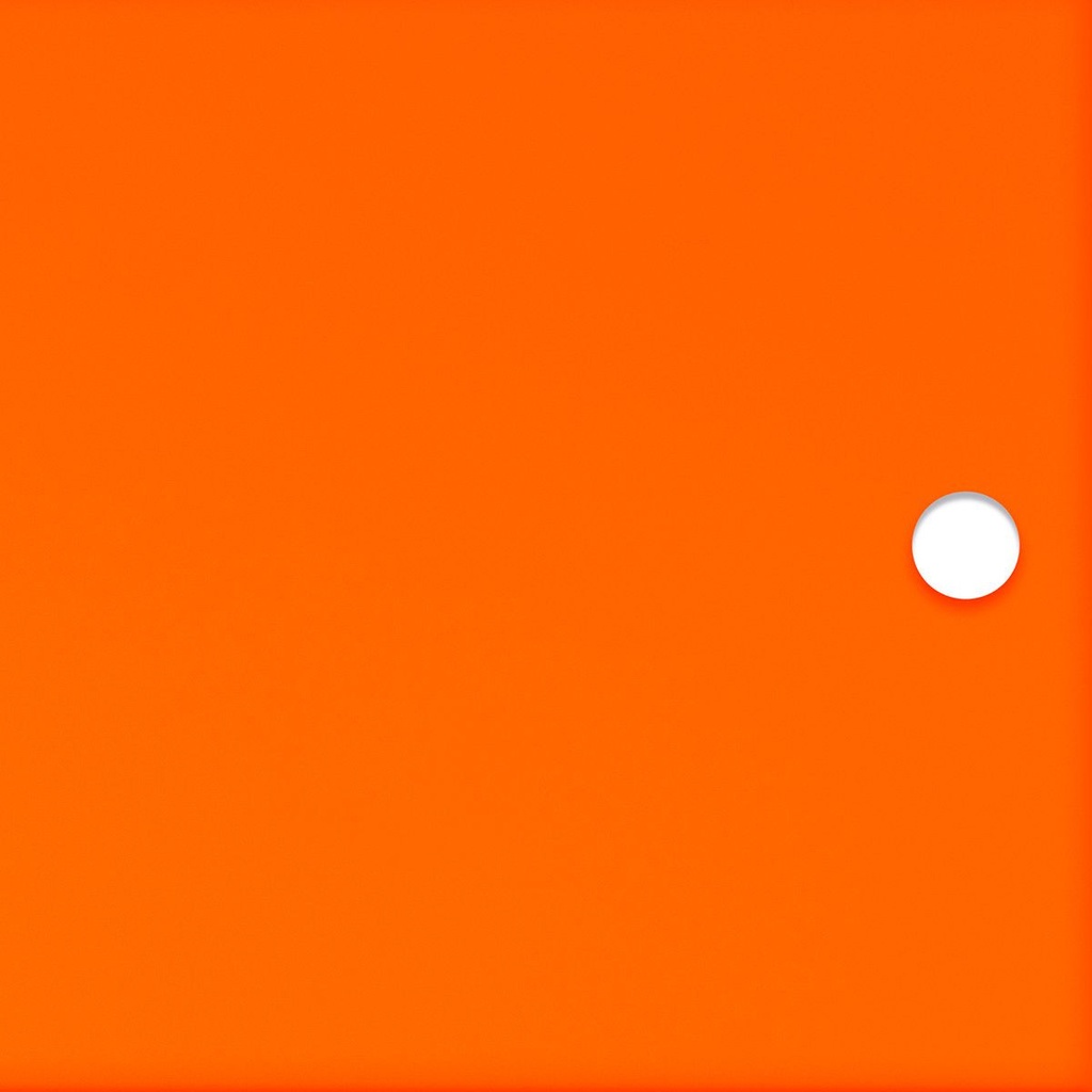 [A6[3T17]] Porte en acrylique translucide Mandarine (27 cm, 62 cm, 38mm pour coupelle)
