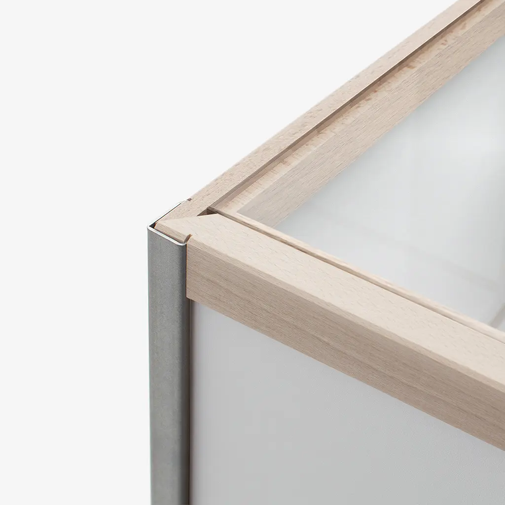[P-2V[V3]] Clear glass shelf panel (25 cm, 25 cm)
