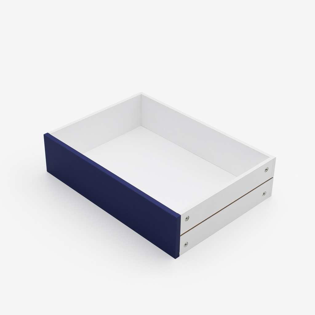 [ND10-3X[U4017]] Blue MDF drawer (10 cm, 32 cm, 32 cm)