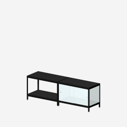 [1B22B/W] MIST 1B22B (58x160x42 cm) (Dos MDF blanc)